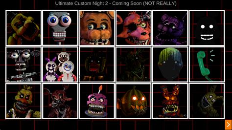 Image Ultimate Custom Night 2 Roster Page 1 Five Nights At