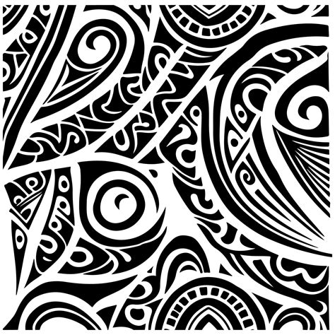 Tribal Textures Patterns Graphic Design Tattoo Logo Editable Vector