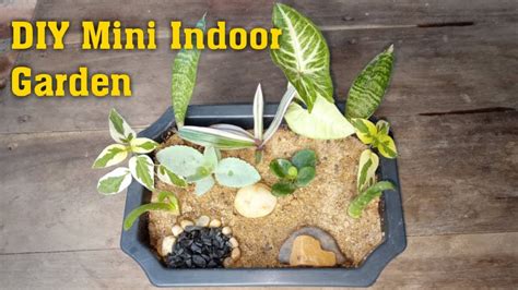 Diy Mini Indoor Herb Garden How To Make Mini Indoor