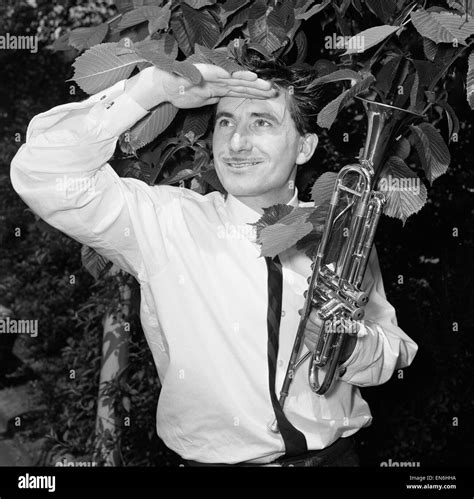 Jazz Trumpeter Kenny Ball Pictured In Londons Embankment Gardens