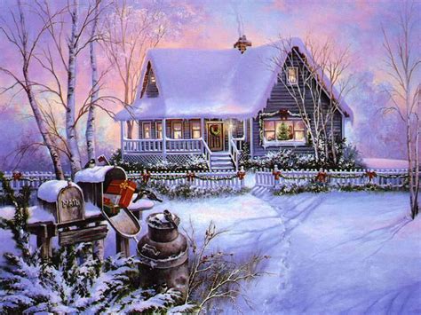 Fascinating Articles And Cool Stuff Christmas Scenes Paintings