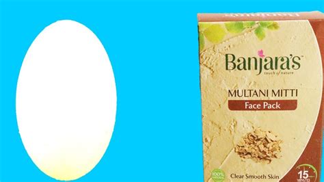 Multani Mitti Egg White Face Pack For Instant Fairness And Crystal Clear