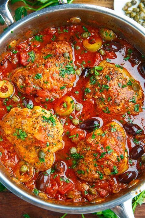 These italian chicken cutlets are coated with italian breadcrumbs flavored with parmesan cheese. Chicken Puttanesca | Recipe | Italian recipes, Chicken ...