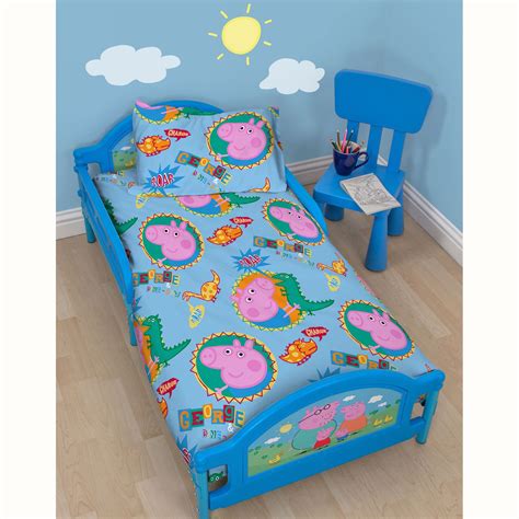 Peppa Pig George Toddler Junior Bed Three Mattress Options Available