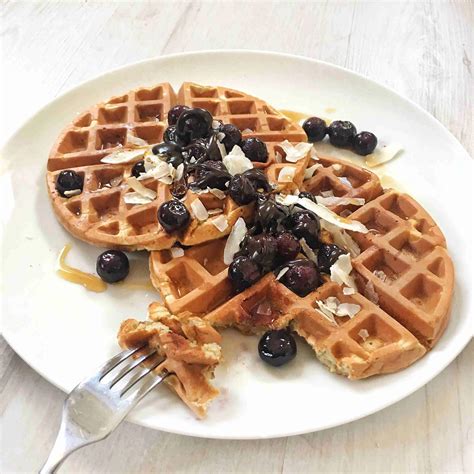 3 Ingredient Healthy Vegan Waffles Nourish Your Glow