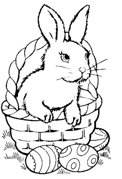 Looking for super cute easter coloring pages? Easter Coloring Pages: Easter Rabbit Coloring Pages
