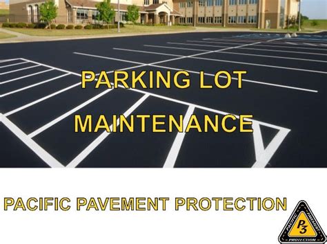 Parking Lot Maintenance By Pacific Pavement