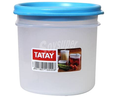 Tatay Recipiente Cilíndrico Para Alimentos Fabricado En Plástico