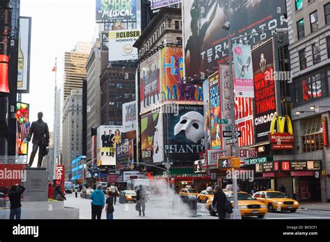 Times Square Manhattan New York City New York United States Of