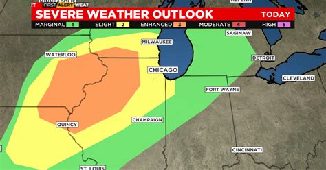 Chicago Weather Alert Severe Thunderstorms Isolated Tornadoes