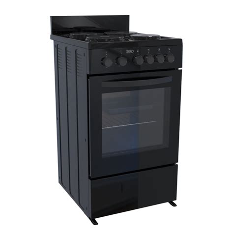 Defy 4 Plate Compact Stove Black Fc Dss554 Hirschs