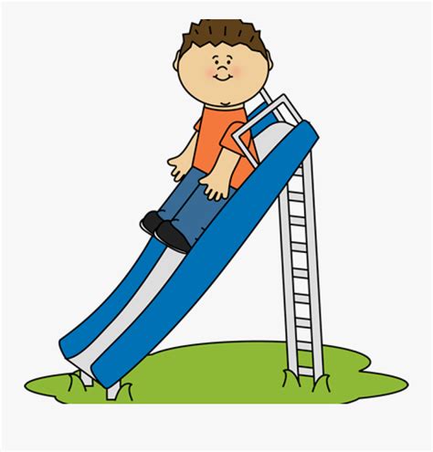 Slide Clipart Kid Playing On A Slide Clip Art Kid Playing Sliding