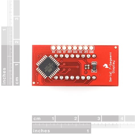 Other letters can be displayed with a 7 segment display such as y and n which is useful for yes / no (y/n). Hobbytronics. 7-Segment Serial Display - Red