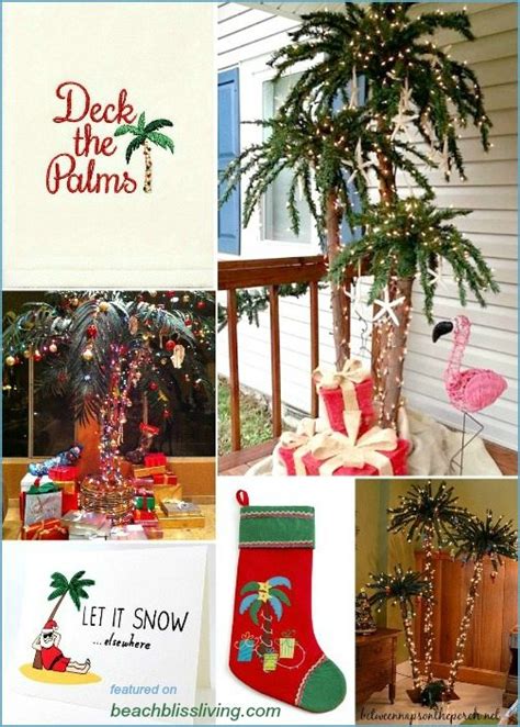 Deck The Palms Palm Christmas Trees And Decorations To Create A