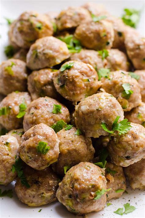 Turkey Meatballs Healthy Baked Recipe