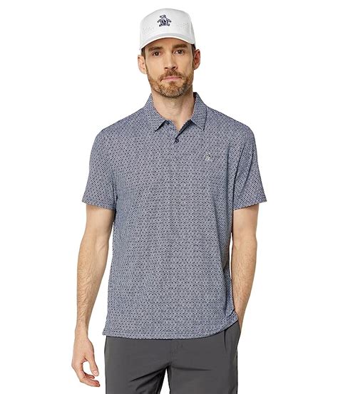 Original Penguin Golf All Over Heritage Floral Geo Print Polo