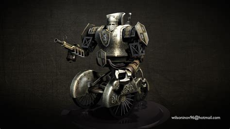 Knight Steampunk Robot By Wilzoon On Deviantart