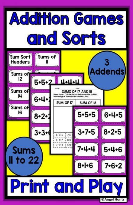 25 Trendy Math Games For Second Grade Student Games Math Card Games