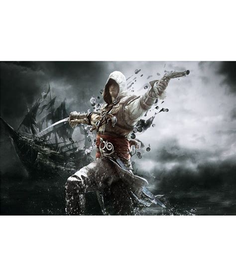 Buy Poster4me Matte Assassins Creed Iv Black Flag Art Poster Online