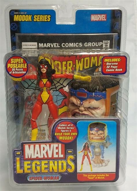 Marvel Legends Spider Woman Red Action Figure Modok Ser