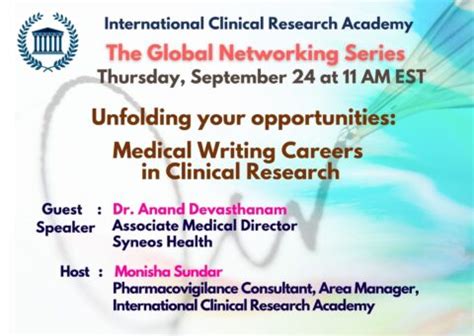 THE MEDICAL WRITING CAREERS IN THE CLINICAL TRIALS INDUSTRY 3 key ...