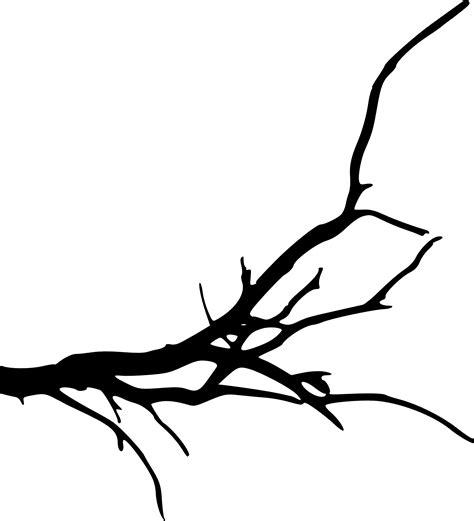 15 Simple Tree Branch Silhouettes PNG Transparent OnlyGFX