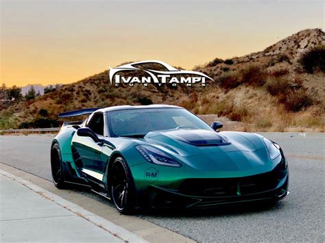 Ivan Tampi Customs Xik Carbon Fiber Center Hood C7 Corvette Stingray