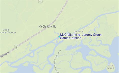 Mcclellanville Jeremy Creek South Carolina Tide Station Location Guide