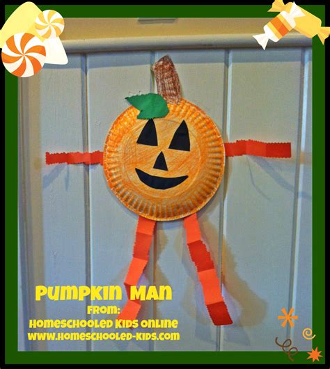 Magazine For Homeschooled Kids Pumpkin Man Craft For Kids