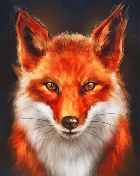 Fox Art Animals Paint By Numbers Numpaints Paint By Numbers