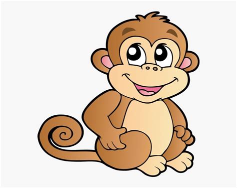 Cute Baby Monkey Cartoon