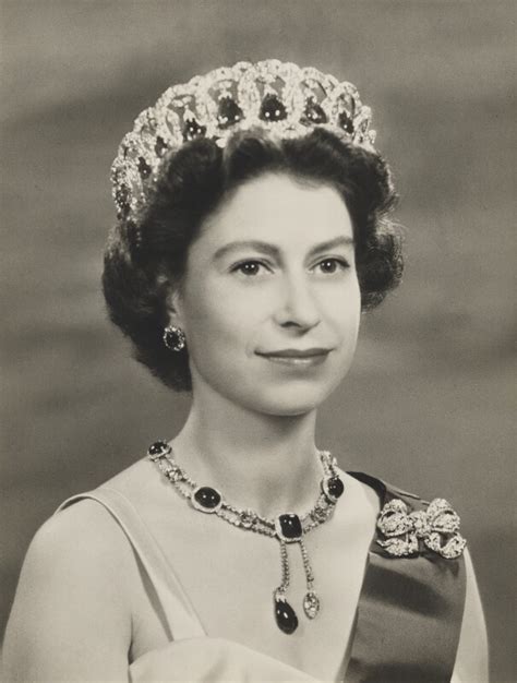 Queen elizabeth clearly has many ancestors with german titles. NPG x132904; Queen Elizabeth II - Portrait - National Portrait Gallery