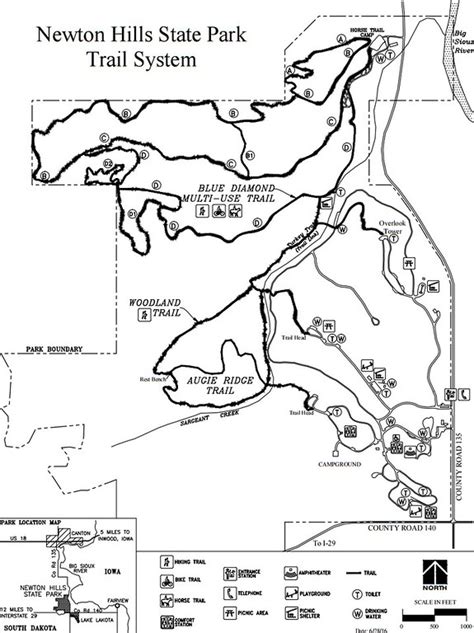 South Dakota State Park Maps Dwhike