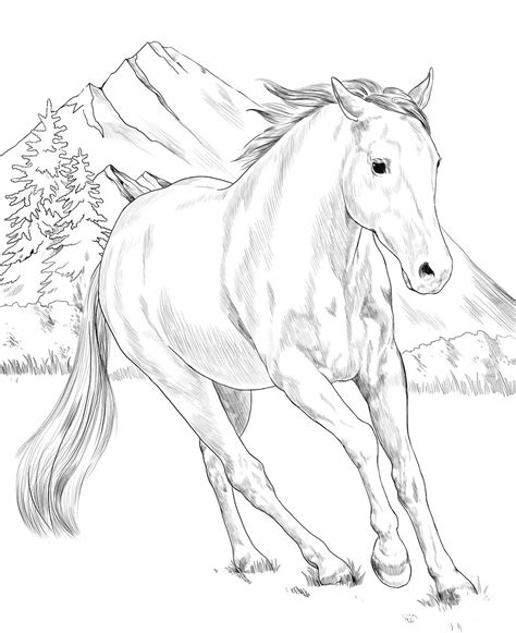 American Paint Horse Coloring Page Kolorowanka Koń American Paint