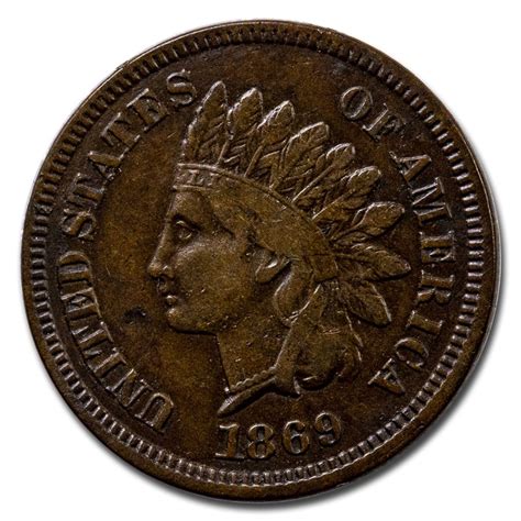 Buy 1869 Indian Head Cent Fine Apmex