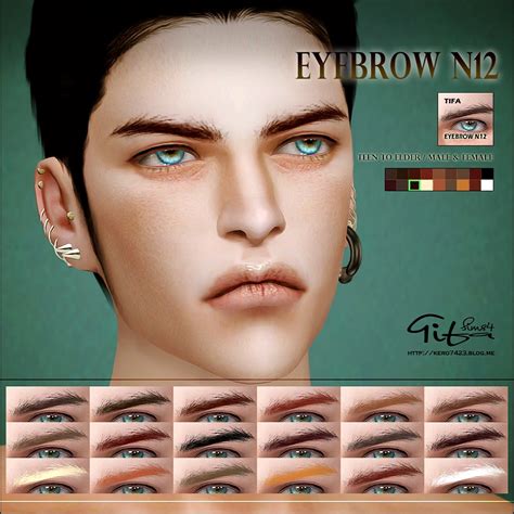 My Sims 4 Blog Eyebrows Male