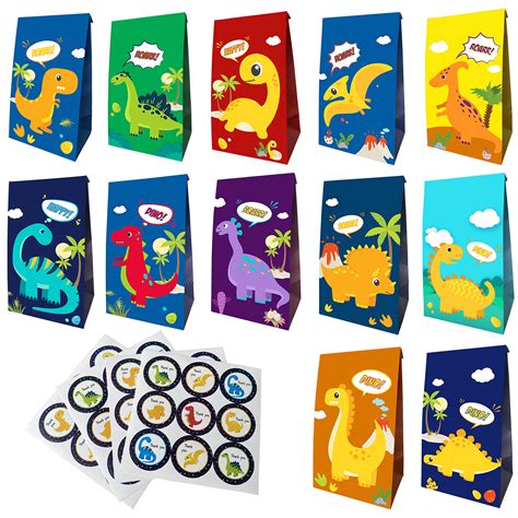 Buy Time4relax Dinosaur Party Bags 24 Packs For Kids Birthday Party