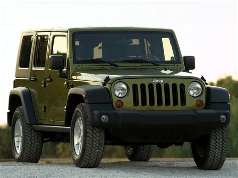 Jeep Wrangler Technical Specifications And Fuel Economy
