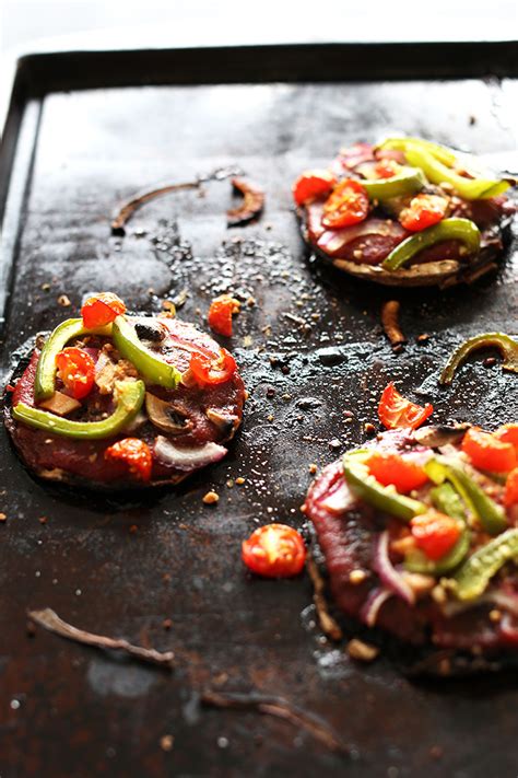Drain them, gill side down, on paper towels. Vegan Portobello Pizzas - Beach Cities Medical Weight Control