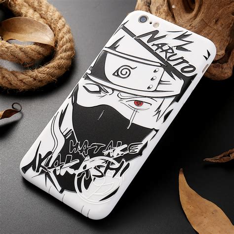 Cool Black White Naruto Sasuke Kakashi Soft Phone Case For Iphone X 6s 7 8 Plus Ebay