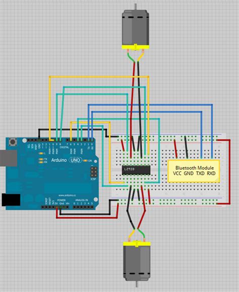 Arduino Control 2 Dc Motors Via Bluetooth Random Nerd Tutorials