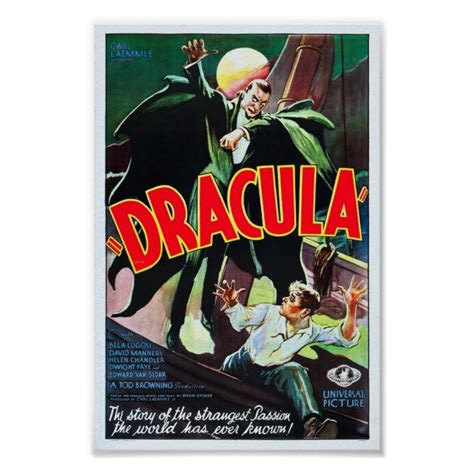Vintage Dracula Poster Zazzle