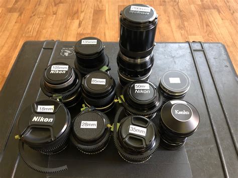 Rent A Nikon Vintage Lens Set C Series With Ef Adapters And Gears Best