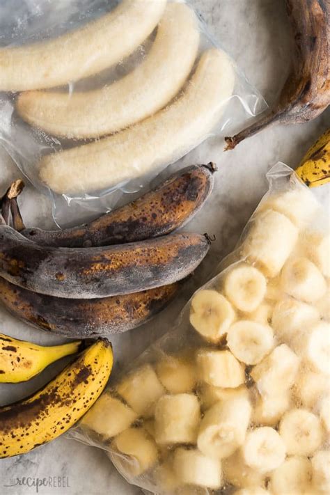 How To Freeze Bananas Video The Recipe Rebel