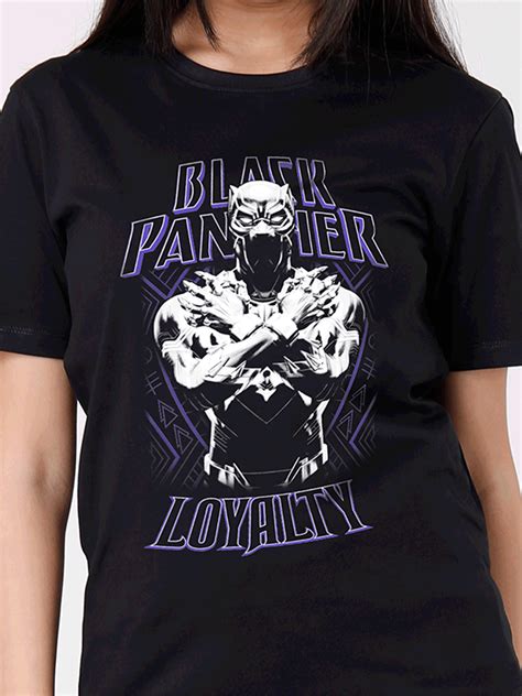 Buy Official Black Panther Loyalty Glow In The Dark T Shirt Online