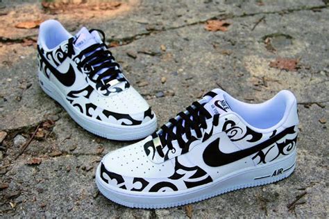 Unique personalized air force 1, nike, adidas sneakers from verified artists. Nike Air Force 1 Low Tribal Tattoo Custom - Sneaker Bar Detroit