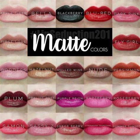 Matte colors ~ LipSense is life! Orders yours at www.senegence.com
