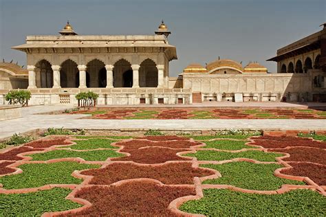 The Khas Mahal And Anguri Bagh In Agra Fort Photograph By Aivar Mikko