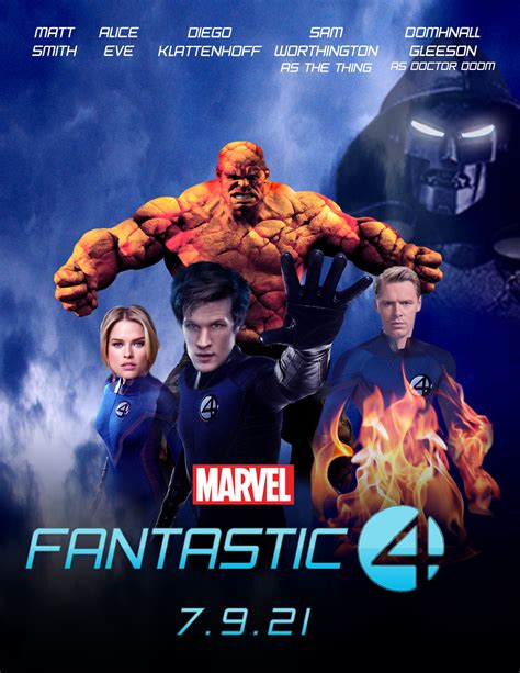 Fantastic Four Mcu Reboot Poster By Nunkinz1000 On Deviantart
