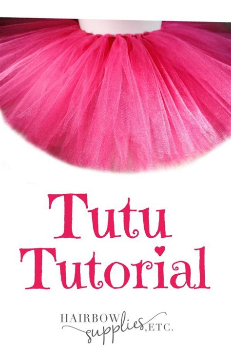 How To Make A Fluffy Tutu Diy Tutu Skirt Tutus For Girls Tutu Tutorial